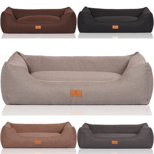 Hundebett lotte aus velour mit - hundebett,