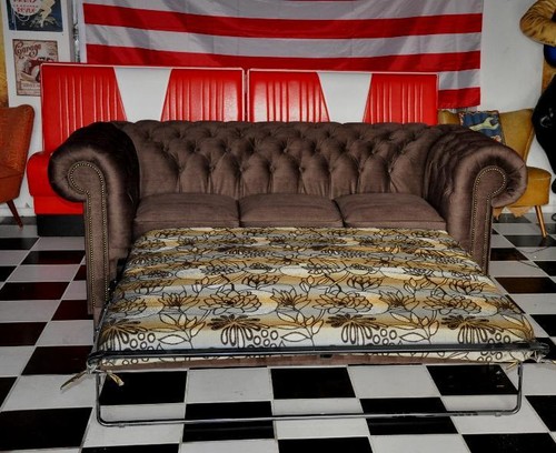 Chesterfield schlaf 3er sitz - schlaf,