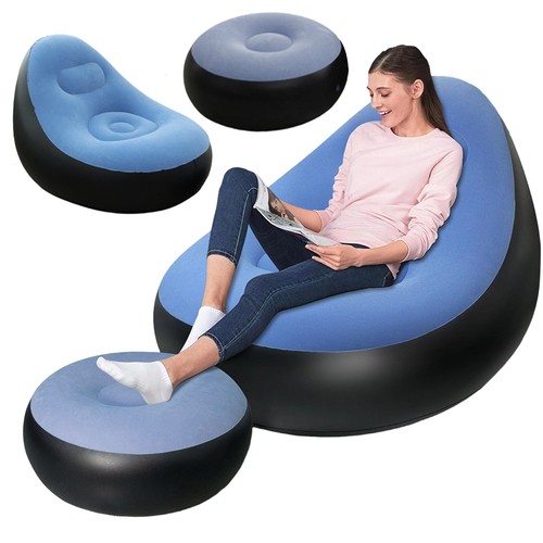 Luxus aufblassessel velours - luxus,