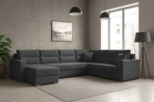 Großes ecksofa lars - lars, u
